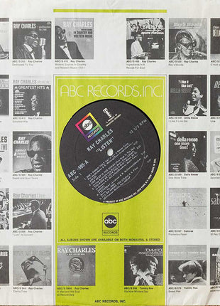 Ray Charles : Invites You To Listen (LP, Album, Mono)