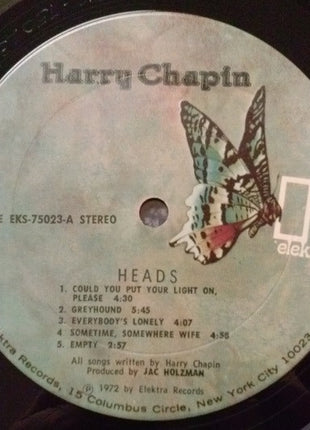 Harry Chapin : Heads & Tales (LP, Album, Gat)