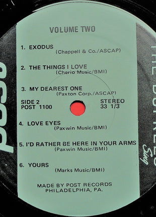 The Duprees : The Duprees Sing Volume 2 (LP, Comp)