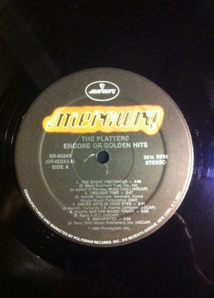 The Platters : Encore Of Golden Hits (LP, Comp, RE, 53 )