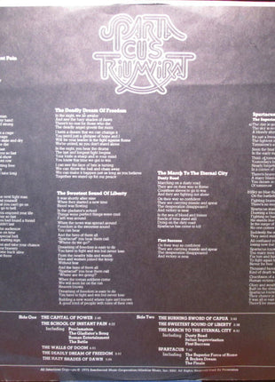 Triumvirat : Spartacus (LP, Album, Win)