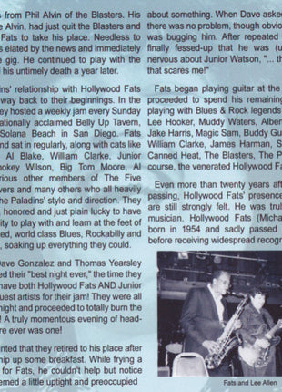 Hollywood Fats & The Paladins : Live 1985 (CD, Album)