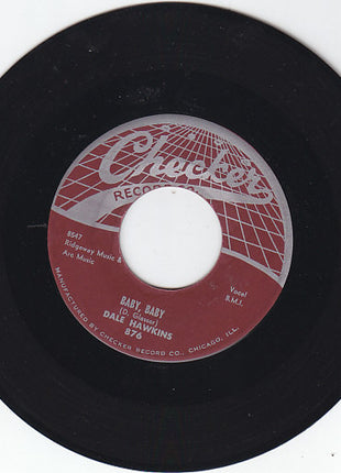 Dale Hawkins : Baby, Baby / Mrs. Merguitory's Daughter (7", Single)