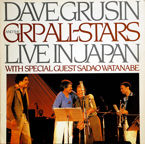 Dave Grusin And The GRP All-Stars With Special Guest Sadao Watanabe : Live In Japan (LP, Album)