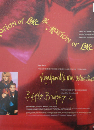 Gene Loves Jezebel : The Motion Of Love (12", Maxi)