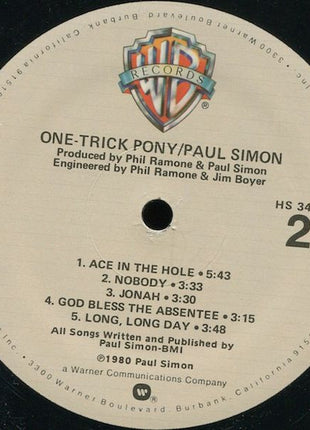 Paul Simon : One-Trick Pony (LP, Album, Spe)