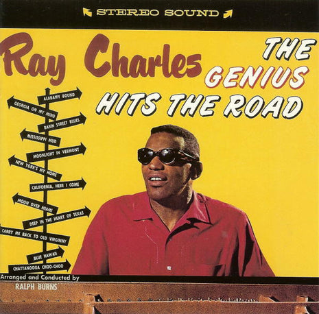 Ray Charles : The Genius Hits The Road (CD, Album, RE, RM)