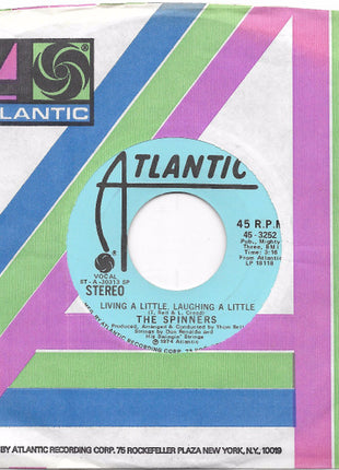 Spinners : Living A Little, Laughing A Little (7", Mono, Promo)