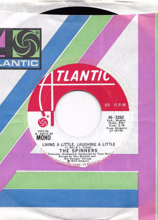 Spinners : Living A Little, Laughing A Little (7", Mono, Promo)