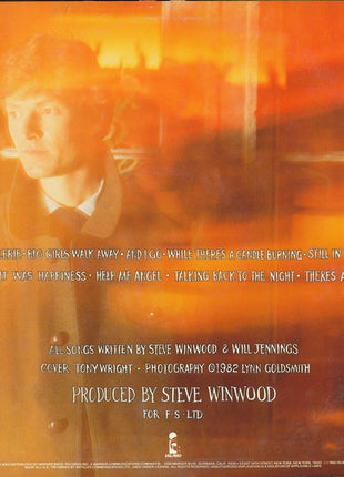 Steve Winwood : Talking Back To The Night (LP, Album, Win)