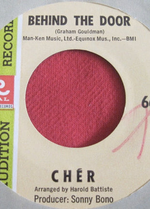 Cher : Behind The Door / Magic In The Air (7", Single, Promo)