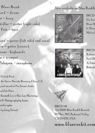 The Ford Blues Band With Robben Ford & Chris Cain (4) : The Butterfield / Bloomfield Concert (CD, Album)