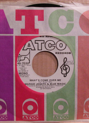 Margie Joseph & Blue Magic : What's Come Over Me  (7", Mono, Promo, SP )