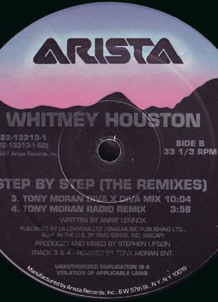 Whitney Houston : Step By Step (The Remixes) (2x12")