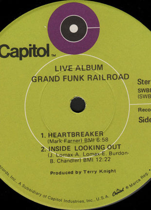 Grand Funk Railroad : Live Album (2xLP, Album, Win)