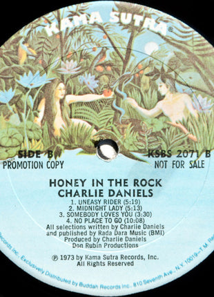 Charlie Daniels : Honey In The Rock (LP, Album, Promo, Gat)