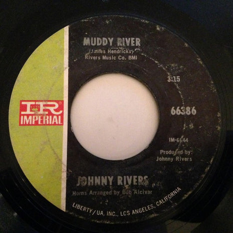 Johnny Rivers : Muddy River  (7", Single, Styrene, She)