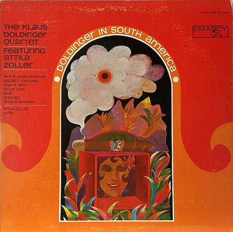 Klaus Doldinger Quartett Featuring Attila Zoller : Doldinger In South America (LP, Album, Mono, Promo)