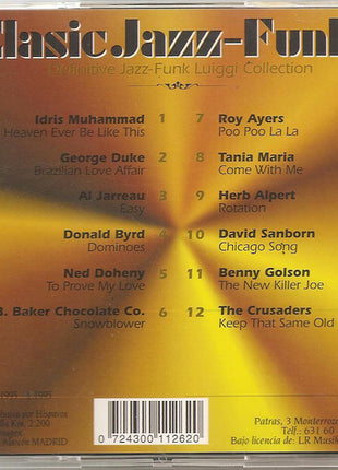 Various : Clasic Jazz-Funk 2 (CD, Comp)