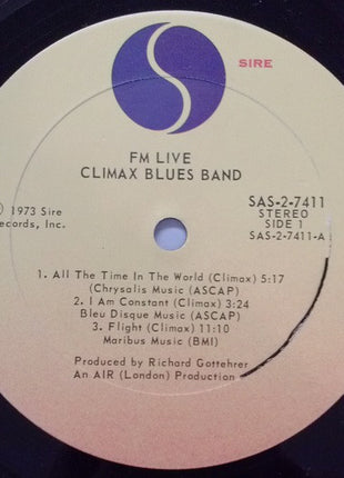 Climax Blues Band : FM / Live (2xLP, Album, PRC)