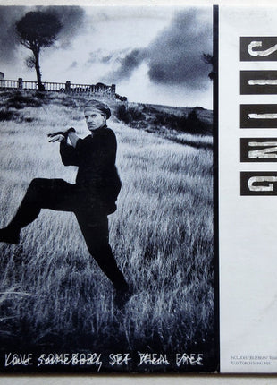 Sting : Si Amas A Alguien Déjalo Libre (12", Maxi, Red)