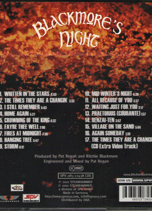 Blackmore's Night : Fires At Midnight (CD, Album, Enh)