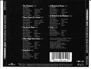 Bob Mintzer, Michael Formanek, Jeff Andrews, Peter Erskine : I Remember Jaco (CD, Album)