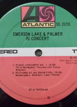 Emerson, Lake & Palmer : In Concert (LP, Album, Spe)