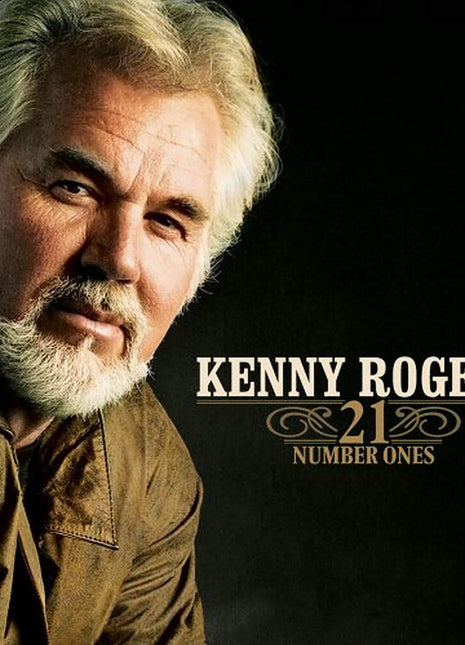 the album cover for Kenny Rogers - 21 Number Ones
