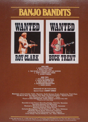 Roy Clark And Buck Trent : Banjo Bandits (LP, Album, Ter)