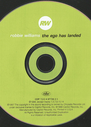 Robbie Williams : The Ego Has Landed (CD, Album, Comp)