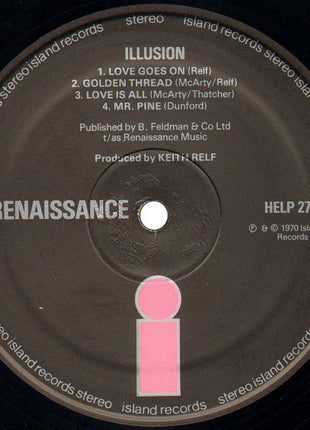 Renaissance (4) : Illusion (LP, Album, RE)
