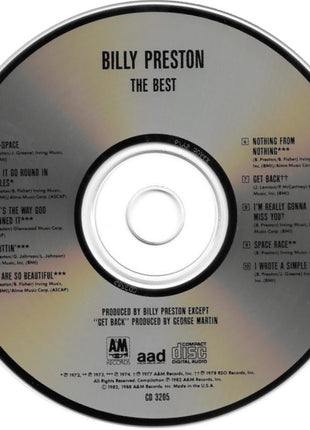 Billy Preston : The Best (CD, Comp, RE)