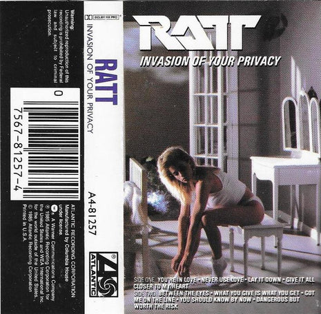 Ratt : Invasion Of Your Privacy (Cass, Album, Club)