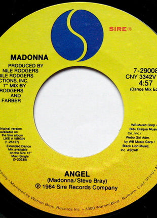 Madonna : Angel (7", Single, Spe)