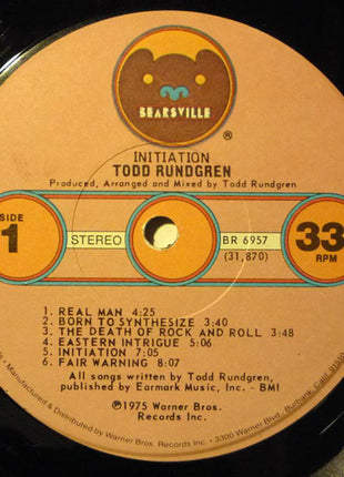 Todd Rundgren : Initiation (LP, Album, RE, RP)