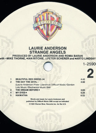 Laurie Anderson : Strange Angels (LP, Album)
