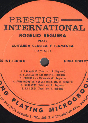 Rogelio Reguera : Guitarra Clasica Y Flamenca (LP)