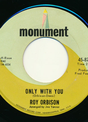 Roy Orbison : Goodnight / Only With You (7", Single)