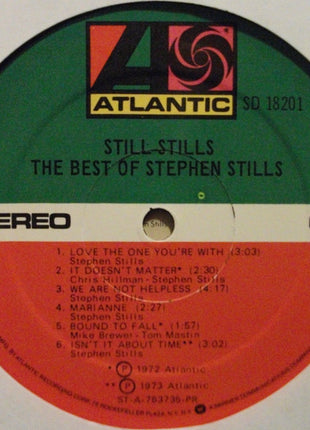 Stephen Stills : Still Stills: The Best Of Stephen Stills (LP, Comp, PR )