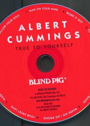 Albert Cummings : True To Yourself (CD, Album)