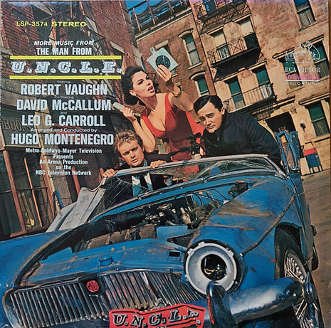 Hugo Montenegro : More Music From The Man From U.N.C.L.E. (LP, Album)