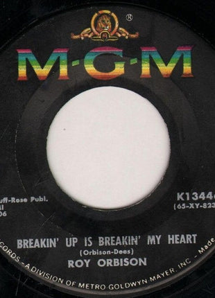 Roy Orbison : Breakin' Up Is Breakin' My Heart / Wait (7", MGM)