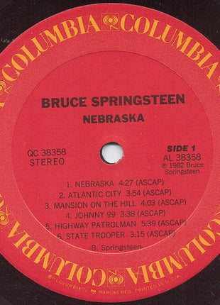 Bruce Springsteen : Nebraska (LP, Album, Pit)