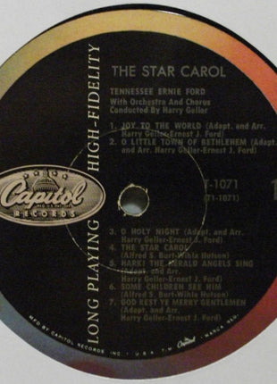 Tennessee Ernie Ford : The Star Carol (LP, Album, Mono, Scr)