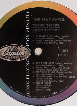 Tennessee Ernie Ford : The Star Carol (LP, Album, Mono, Scr)