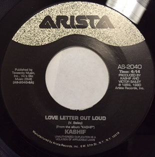 Kashif : Love Letter Out Loud / Step Into My World (7")