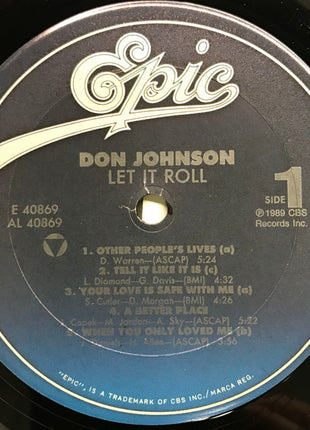 Don Johnson : Let It Roll (LP, Album)
