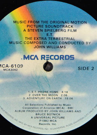 John Williams (4) : E.T. The Extra-Terrestrial (Music From The Original Motion Picture Soundtrack) (LP, Album, Pin)