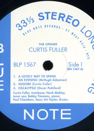 Curtis Fuller : The Opener (LP, Album, RE, RM)
